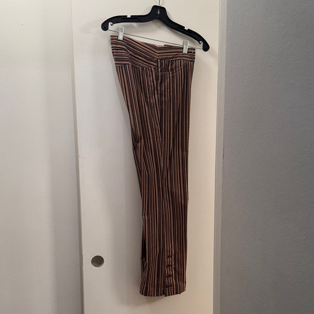 Laundry Brand Striped Brown and Beige Cordoroy Pants